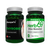 Sheopal's Thyrobic For Thyroid And Herb 69 Booster For Stamina Strength & Performance 60+60 Caps