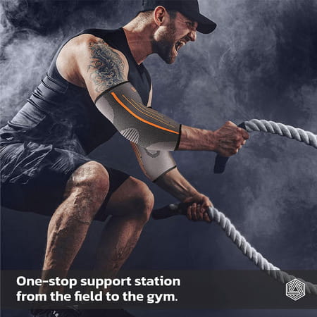 Boldfit Elbow Support For Gym Elbow Band For Pain Relief Tennis Elbow Band For Men & Women - S