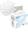 Quarant 3 Ply White Surgical Face Mask With Adjustable Nose Pin Uv Sterilized - Pack Of 100