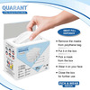 Quarant 3 Ply White Surgical Face Mask With Adjustable Nose Pin Uv Sterilized - Pack Of 100