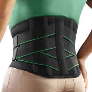 Besafe Forever Lumbar Sacral Belt | Unisex With 5 Flexible Splints (size 30 42) Black