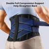 Besafe Forever Lumbar Sacral Belt | Unisex With 5 Flexible Splints (Size 30 42) Black
