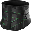 Besafe Forever Lumbar Sacral Belt | Unisex With 5 Flexible Splints (Size 30 42) Black
