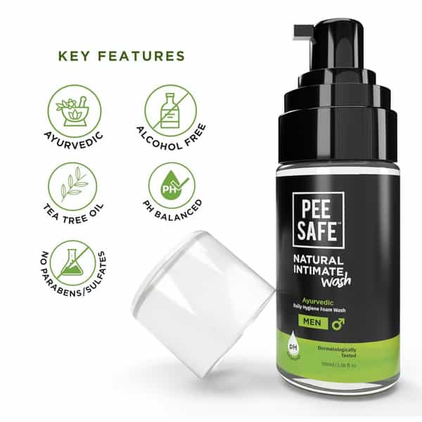 Pee Safe Intimate Wash (100Ml) & Intimate Wipes (Pack Of 10)
