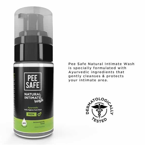 Pee Safe Intimate Wash (100Ml) & Intimate Wipes (Pack Of 10)
