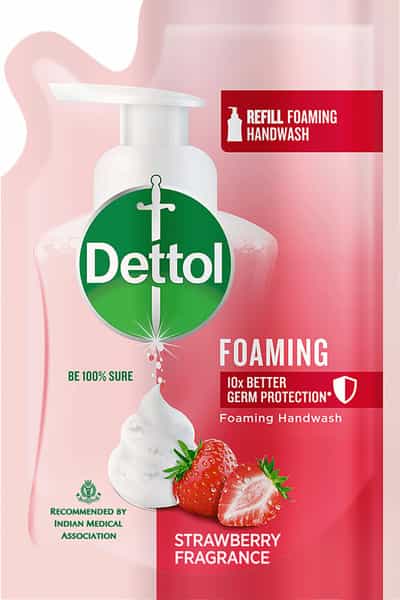 Dettol Strawberry Foaming Handwash Refill 200Ml