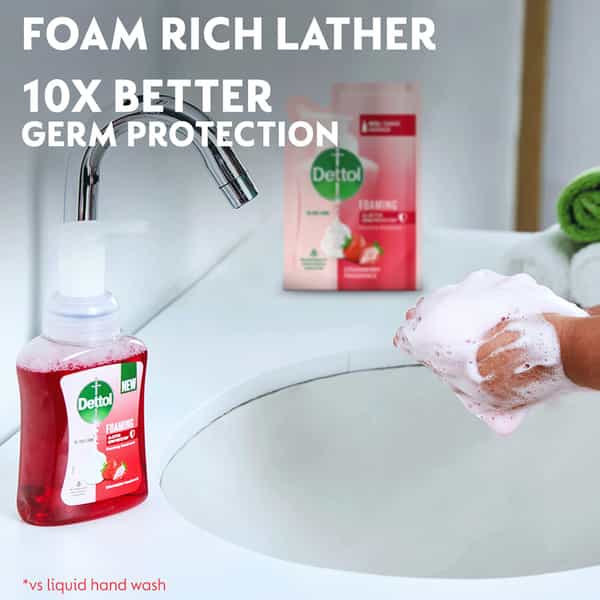 Dettol Strawberry Foaming Handwash Refill 200Ml