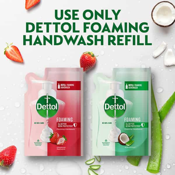 Dettol Strawberry Foaming Handwash Refill 200Ml