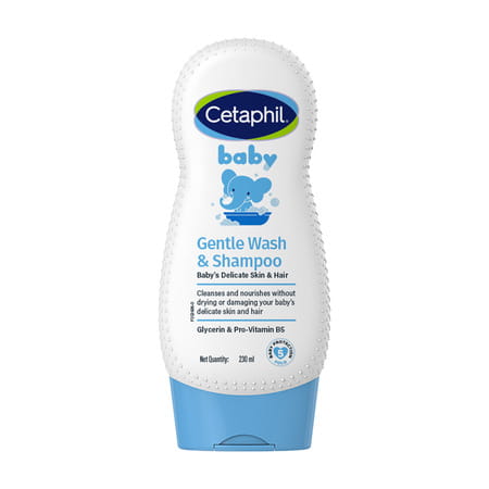 Cetaphil Baby Wash Shampoo | White Chamomile | 230 Ml