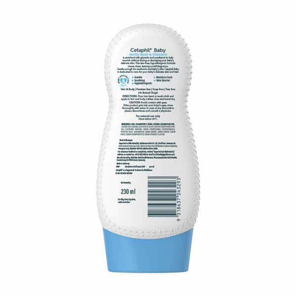 Cetaphil Baby Wash Shampoo | White Chamomile | 230 Ml
