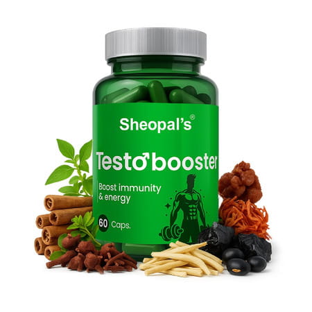 Sheopal'S Te-Sto Booster Capsules - 9 Ayurvedic Herbs For Daily Strength Pack 2