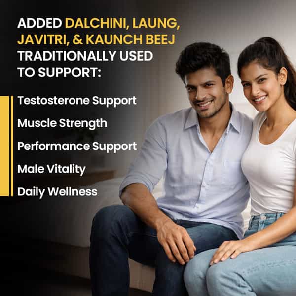 Sheopal's Te-Sto Booster Capsules - 9 Ayurvedic Herbs For Daily Strength Pack 2
