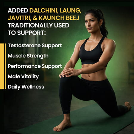 Sheopal's Te-Sto Booster Capsules - 9 Ayurvedic Herbs For Daily Strength Pack 2