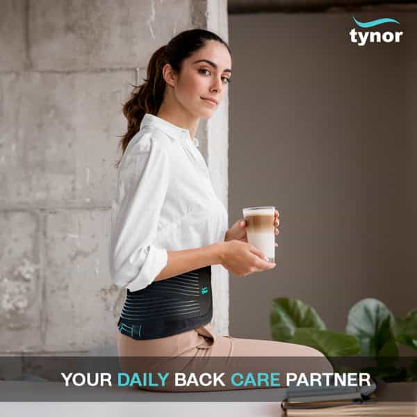Tynor Back Support Belt Black Small 1 Unit