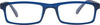 Klar Eye Rectangle Full Rim Reading Glasses Men And Women +0.75 To +3.50+3.0 Power Matte Blue