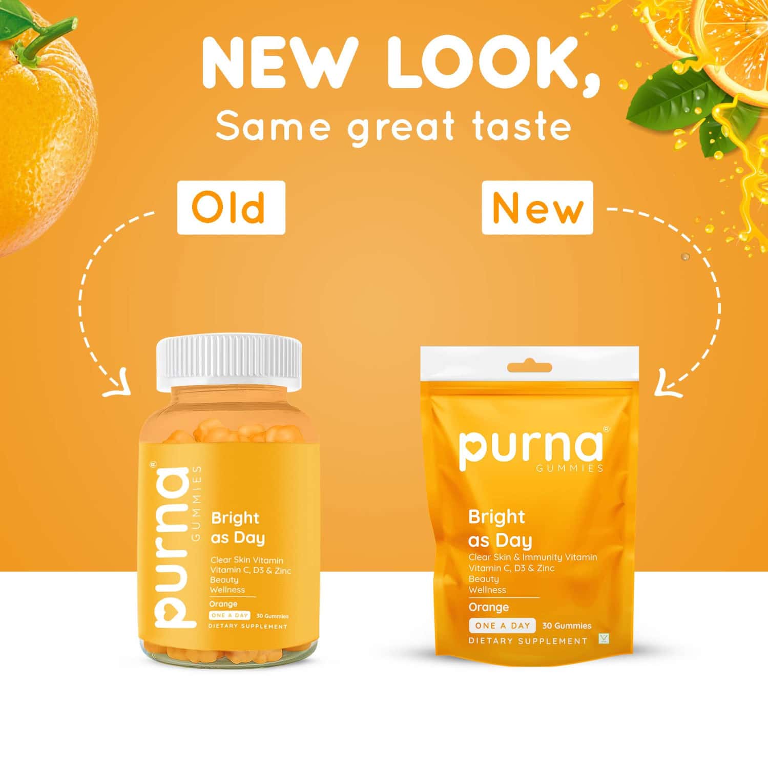 Buy PURNA GUMMIES VITAMIN C ORANGE GUMMY FOR IMMUNITY BOOSTER