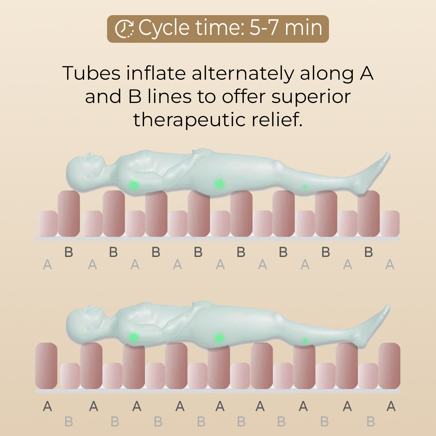 Dr. Odin Oam002 Electric Air Mattress 220x90x7cm Brown Pressure Adjustable (Small) 1 Nos