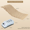 Dr. Odin Oam002 Electric Air Mattress 220X90x7cm Brown Pressure Adjustable (Small) 1 Nos