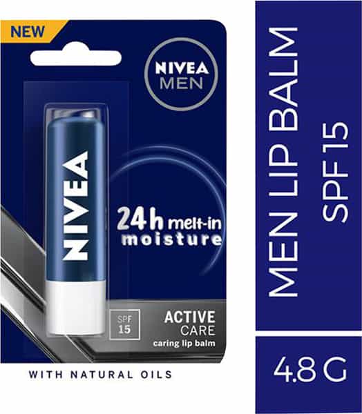 Nivea Men Spf 15 Lip Balm 4.8 Gm