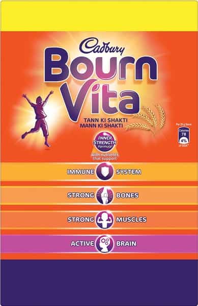 Cadbury Bournvita Chocolate Nutritional Drink (Refill) 2Kg Carton Pack