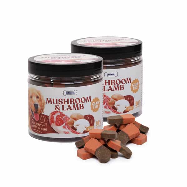 Snackers Mushroom And Lamb Bites Dog Treats | 200 G