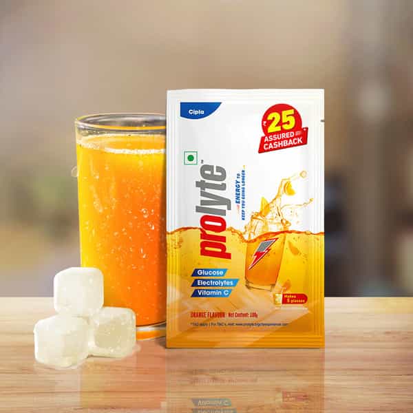 Prolyte Energy Powder Orange 100G (Pack Of 6)