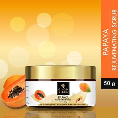 Good Vibes Rejuvenating Face Scrub Papaya - 50 G