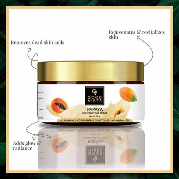 Good Vibes Rejuvenating Face Scrub Papaya - 50 G