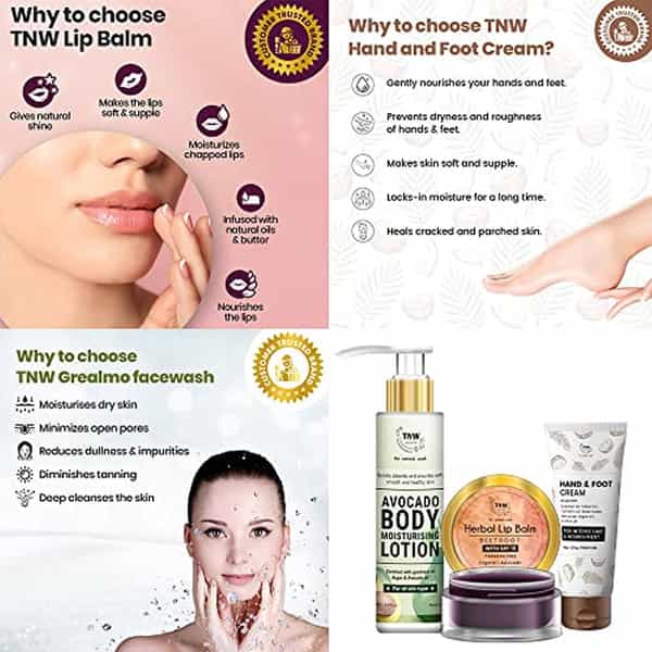 Tnw The Natural Wash Hand And Foot Cream | Green Tea Face Wash | For Both Men & Women