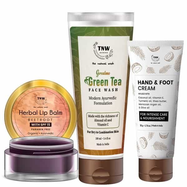 Tnw The Natural Wash Hand And Foot Cream | Green Tea Face Wash | For Both Men & Women