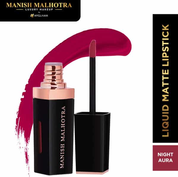 Manish Malhotra Beauty By Myglamm Liquid Matte Lipstick-Night Aura