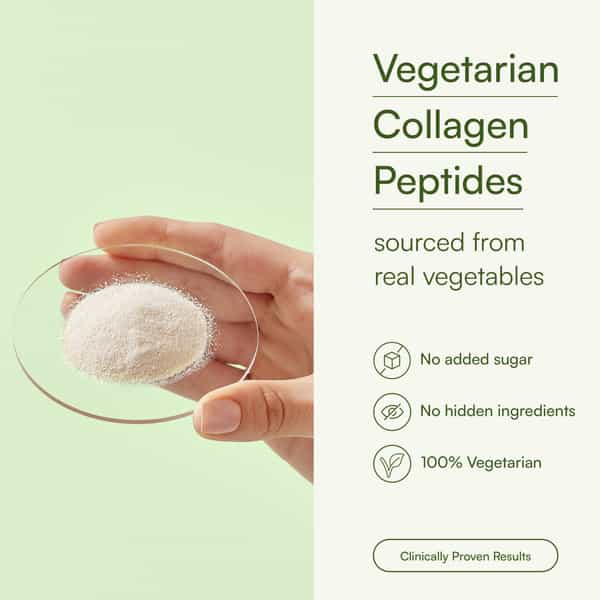 Hk Vitals Veg Collagen Supplement (Mixed Fruit | 100G) | With Biotin | Vitamin C | E