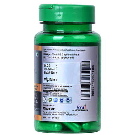 Cipzer Diabo Fit Capsules | Helps Manage Mood Swings Caused By Diabetes | 30 Capsules (Pack Of 1)