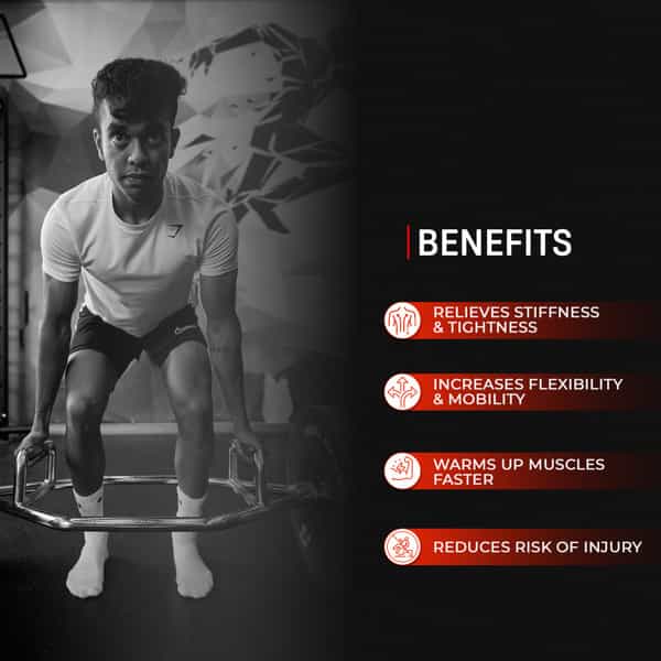 Upurfit Thermo Gel For Stiffness & Pain Relief | Heat Therapy Gel | Improves Flexibility 100G