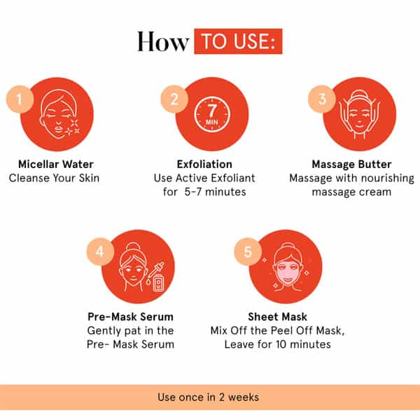 Skinq Detan+Glow Active Facial Kit