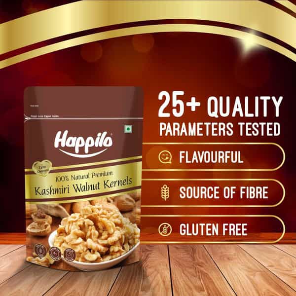Happilo Premium Natural Kashmiri Walnut Kernels 200G