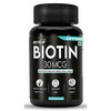 Nutrija Biotin Supplement For Hair Health | Reduce Hair Fall & Boost Hair Growth (120 Capsules)
