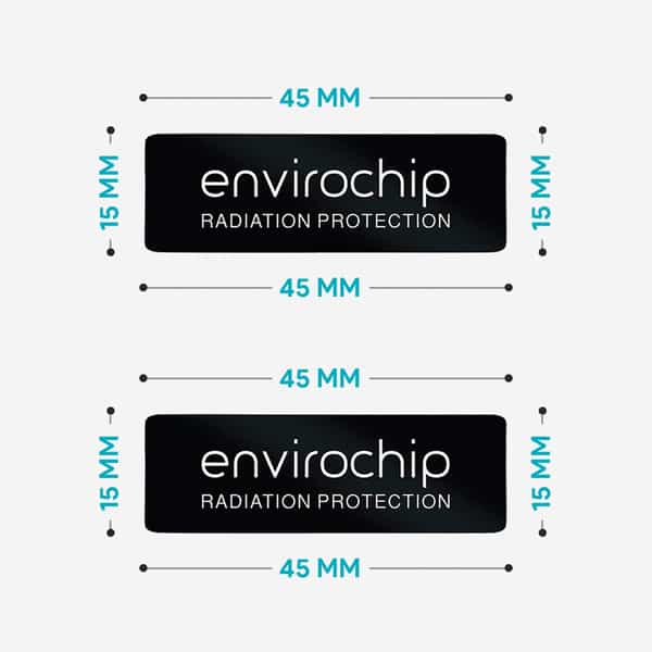 Envirochip - Clinically Tested Radiation Protection Chip For Laptop (Black)