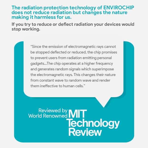 Envirochip - Clinically Tested Radiation Protection Chip For Laptop (Black)
