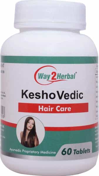 Way2herbal Kesho Vedic - 60 Tablets - Pack Of 2