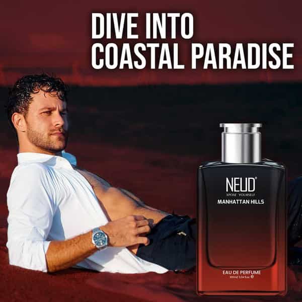 Neud Manhattan Hills Luxury Perfume For Sophisticated Men Long Lasting Edp - 1 Pack (100Ml)