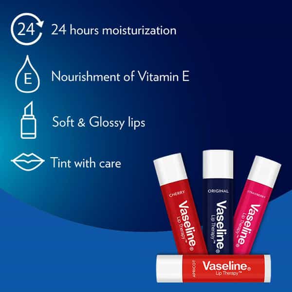 Vaseline Color & Care Cherry Chapstick-4.5 G