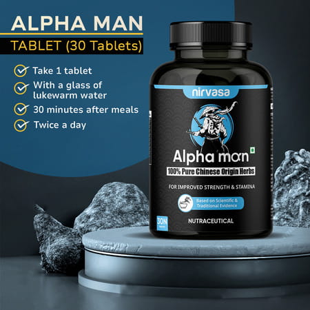 Nirvasa Alphaman Vegetarian Tablets 1b (1 X 30 Tablet)