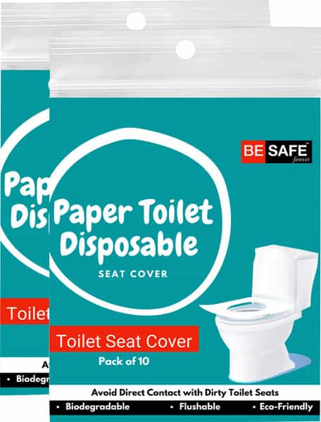 Besafe Forever Disposable Paper Toilet Seat Cover 20 Sheets Blue