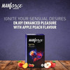 Manforce Ignite Apple-Peach & Overtime Pineapple 3in1 Condoms (Set Of 2 20 Pcs)