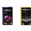 Manforce Ignite Apple-Peach & Overtime Pineapple 3in1 Condoms (Set Of 2 20 Pcs)