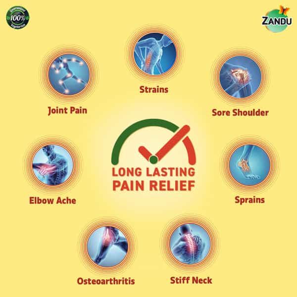 Zandu Ayurvedic Pain Relief Patch (Pack Of 5 Patches)