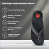 Liveasy Ortho Care Acupressure Slippers - Men (Black) Size 6