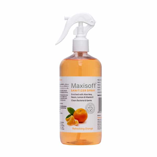 Maxisoft Sanitizer Spray | Orange | 500 Ml