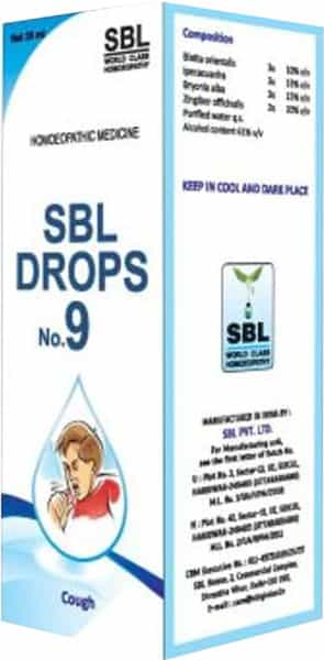 Sbl No 9 Drops 30 Ml